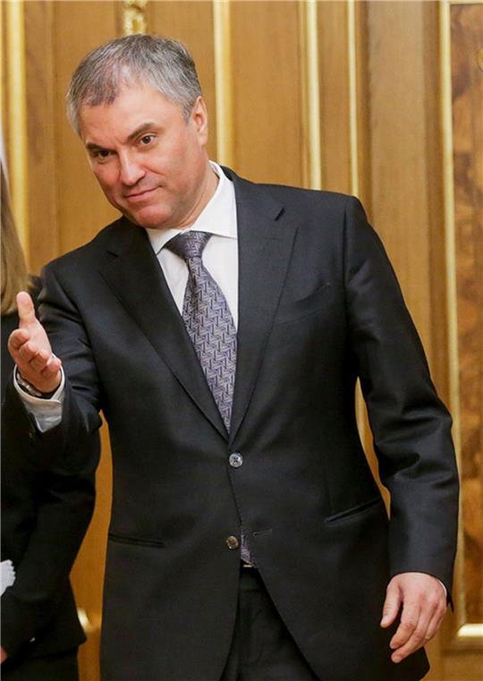 Schiebt unter anderem Deutschland die Schuld für den Kriegsausbruch zu: Wjatscheslaw Wolodin.