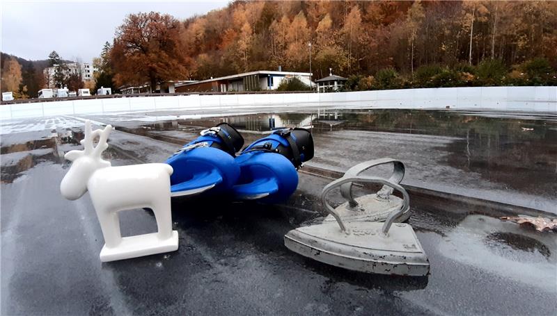 Die Bad Harzburger Frei-Eisbahn öffnet am 19. November Schlittschuhe zum Ausleihen sind geschliffen. Foto: Potthast