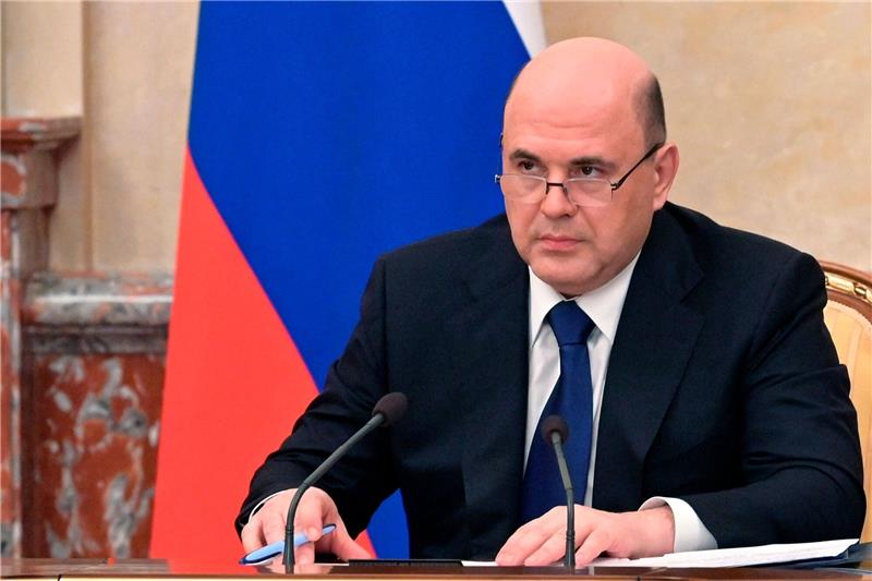 Moskau erwartet mutmaßlich finanzielle Hilfe aus dem Ausland Schmiedet Pläne zur Ausgabe von Anleihen unter anderem in Yuan: Russlands Ministerpräsident Michail Mischustin.