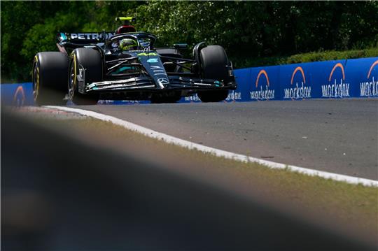 Schnellster im letzten Training in Budapest: Lewis Hamilton.