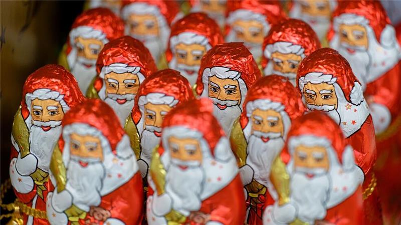 Schokoladen-Produkte deutlich teurer als vor einem Jahr Schoko-Weihnachtsmänner sind in diesem Jahr vielfach deutlich teurer als 2023.
