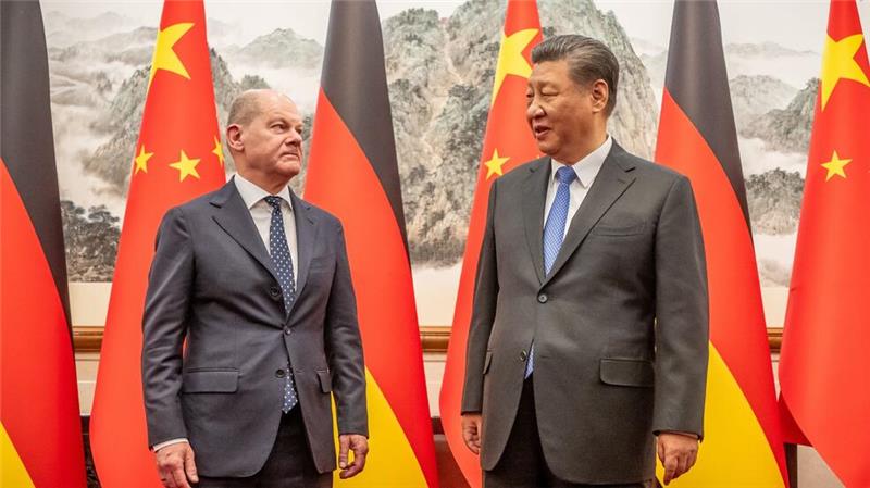Scholz trifft Chinas Präsidenten Xi in Rio Scholz hatte Xi zuletzt im April während einer China-Reise in Peking getroffen. (Archivbild)