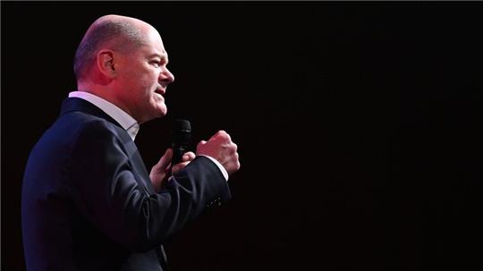 Scholz hofft auf Schub im Wahlkampffinale. 