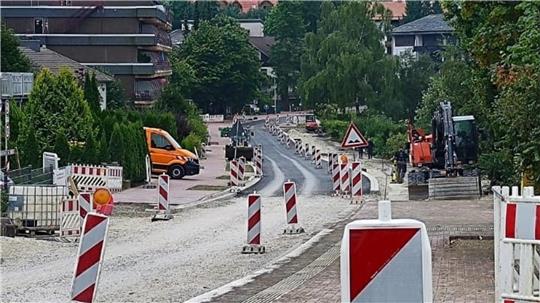 Schon länger ist die Parkstraße nur eingeschränkt befahrbar.