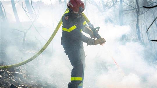 Schon seit Tagen kämpft die Feuerwehr gegen den Waldbrand in Südfrankreich.