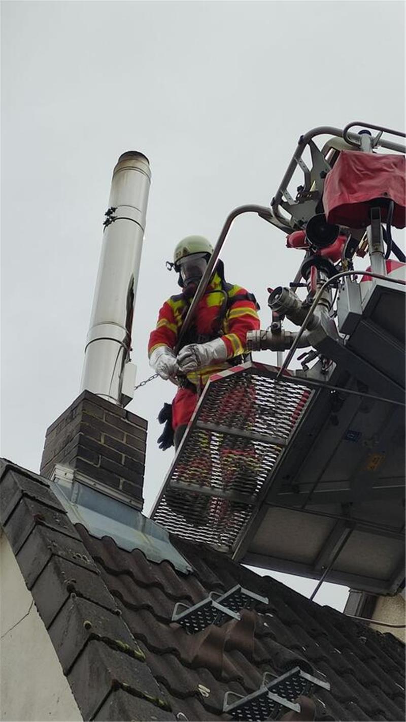 Schornsteinbrand in Heimerode.