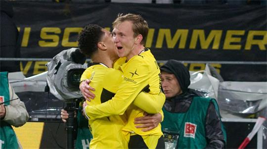 Schoss das späte Siegtor für Borussia Dortmund: Joker Maximilian Beier. 