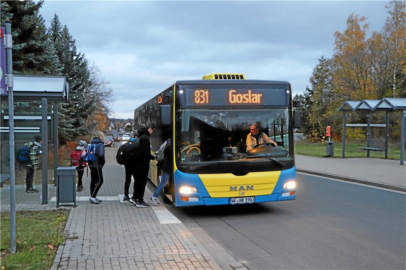 Bad Harzburger Stadtelternrat fordert Schülerticket für nur 15 Euro Schüler steigen in einen Schulbus ein. Der Stadtelternrat Bad Harzburg setzt sich für günstigere Fahrpreise ein. Symbolfoto: GZ-Archiv