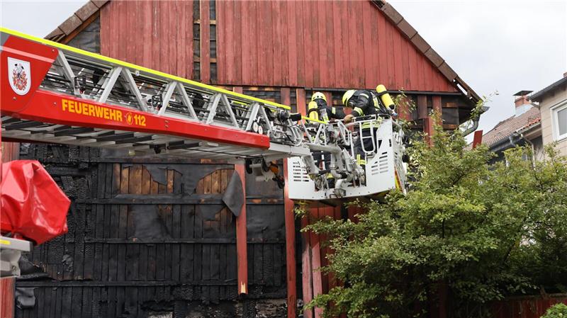 Schuppenbrand Clausthal-Zellerfeld.