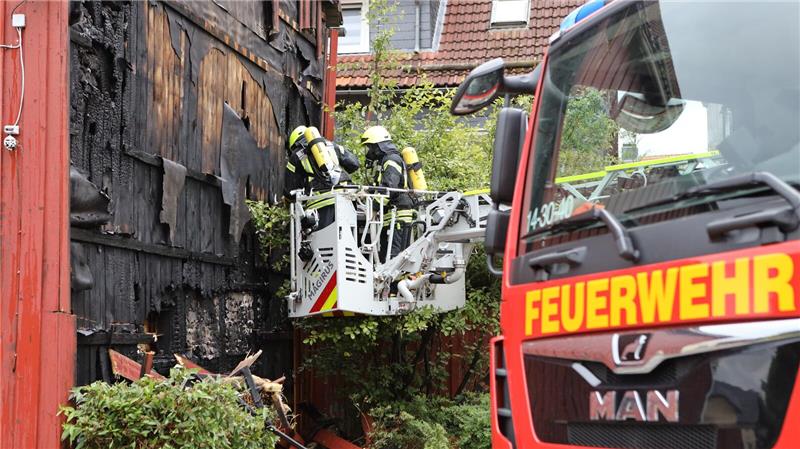 Schuppenbrand Clausthal-Zellerfeld.