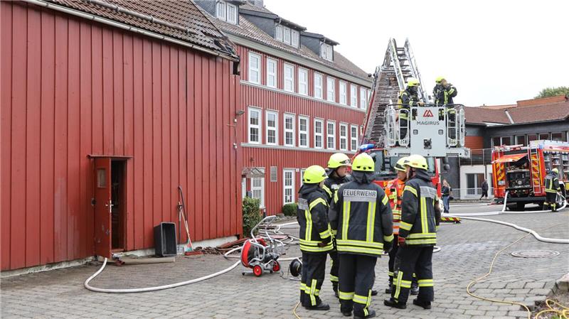 Schuppenbrand Clausthal-Zellerfeld.