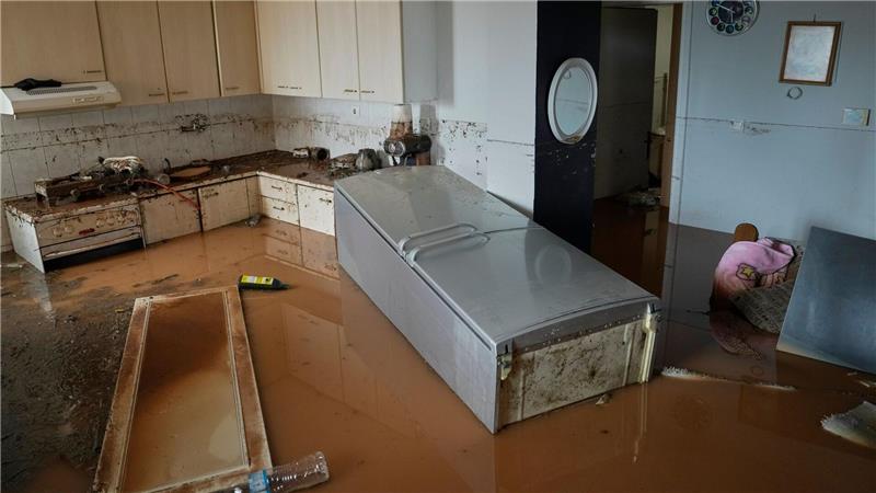 Starke Regenfälle und Saharastaub setzen Ägäis zu Schwere Unwetter haben in Griechenland große Schäden verursacht.