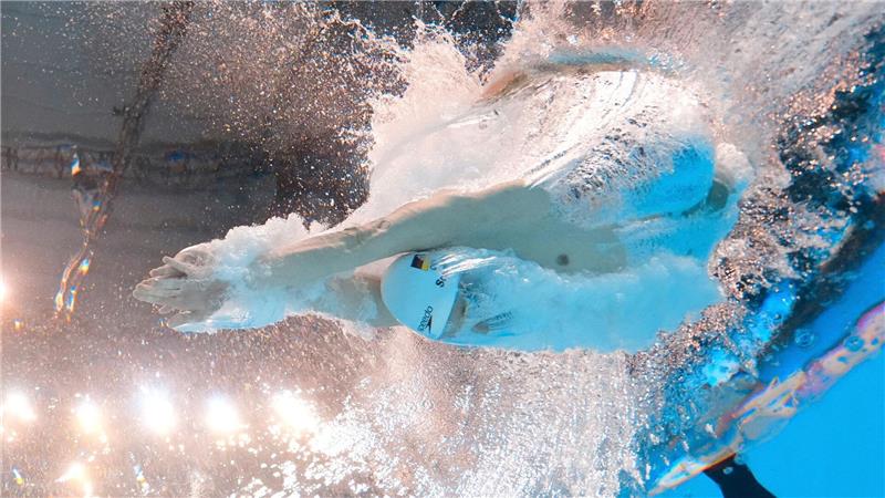 Bilder des Tages Schwimmen, Weltmeisterschaft, Männer, Freistil, 800m, Finale: Sven Schwarz aus Deutschland in Aktion.