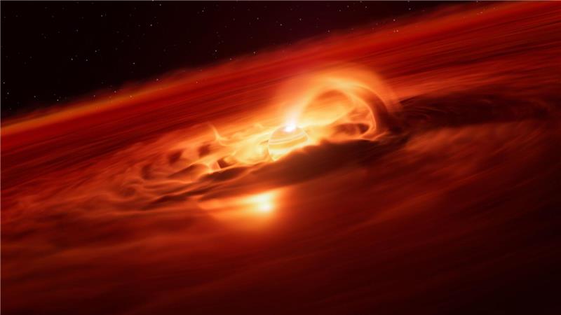 Planet verschlingt Gas in Rekordtempo Sechs Milliarden Tonnen pro Sekunde: Dieser Planet ist wahrlich ein Gierschlund.