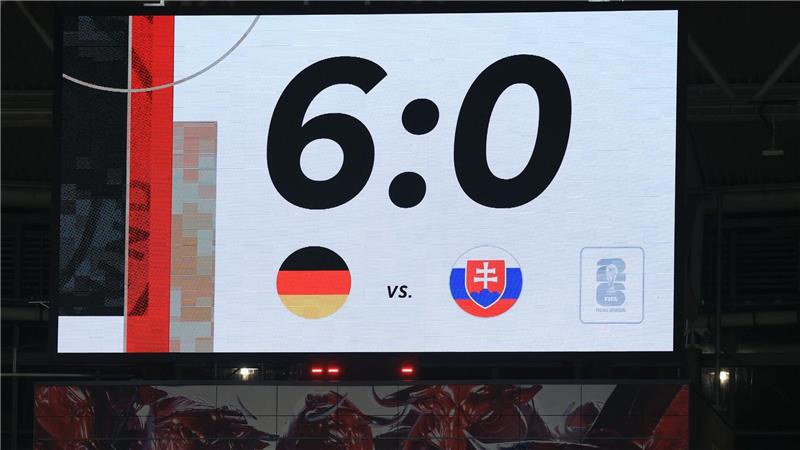 Sechs Tore für Amerika: Deutschland besiegte die Slowakei klar.