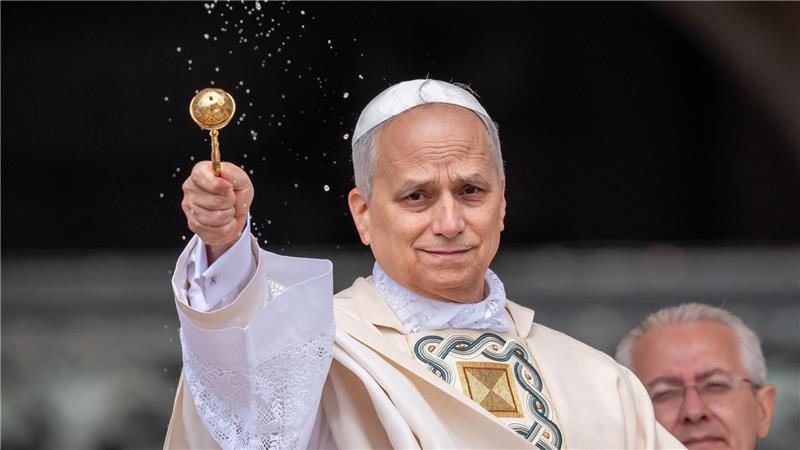 Papst Leo nutzt Amtseinführung zu Kapitalismus-Kritik Segen für die Menschen: Papst Leo.