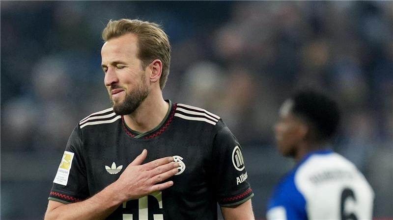 Starker HSV trotzt Über-Bayern ein 2:2 ab Sein 22. Saisontor half nicht: Bayerns Torjäger Harry Kane.