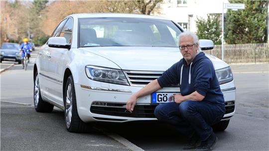 Sein GÖ-Kennezeichen hat Friedrich Ach beim Landkreis Göttingen erhalten.