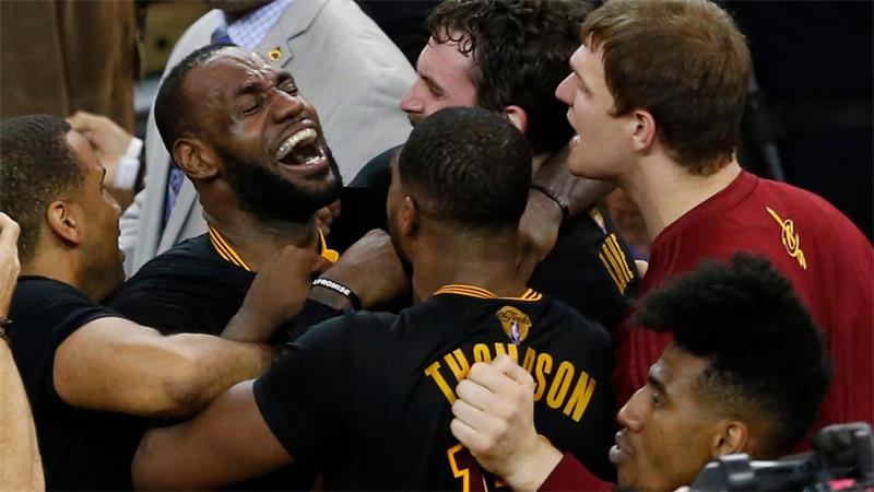 Sein Meisterstück: James führte Cleveland zur ersten NBA-Trophäe. (Archivbild)
