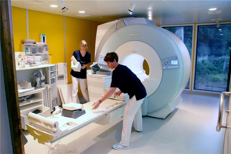Seit 2011 hat das Radiologiezentrum am Bad Harzburger Standort einen Magnet-Resonanz-Tomografen in Betrieb.