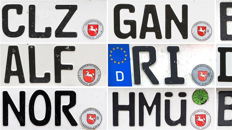 Seit 2012 sind viele frühere Kennzeichenkürzel wieder möglich. (Archivbild)