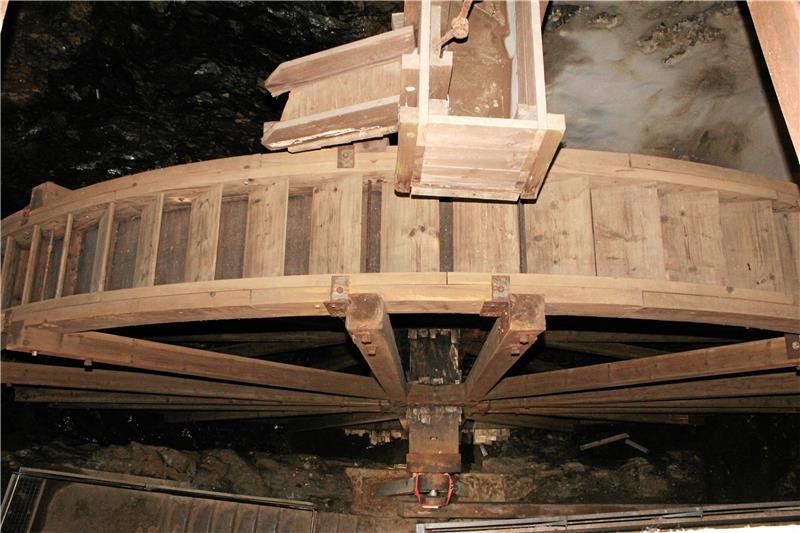 Seit 2017 steht das Kunstrad im Bergwerksmuseum Grube Samson in St. Andreasberg still. Archivfoto: Seltmann