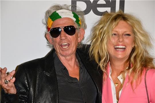 Seit 40 Jahren verheiratet: Keith «Keef» Richards mit Frau Patti Hansen.