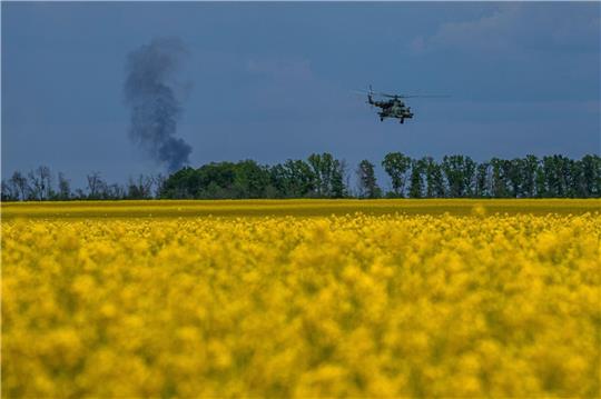 Seit Tagen kämpfen ukrainische Soldaten bei Charkiw gegen das russische Militär.