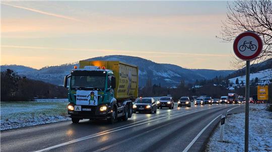 Seit dem frühen Montagmorgen rollt auch im Landkreis Goslar die Streikwelle der Landwirte. Foto: Epping
