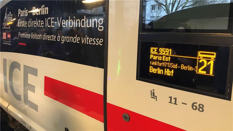 Seit einem halben Jahr kommen Zugreisende mit einem Direkt-ICE in acht Stunden von Berlin nach Paris. (Archivbild)
