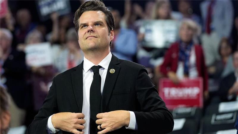 Trump nominiert nächsten TV-Mann für Regierungsamt Selbst einige Republikaner bezweifeln, ob Gaetz das Amt des Justizministers bekommen kann. (Archivbild)