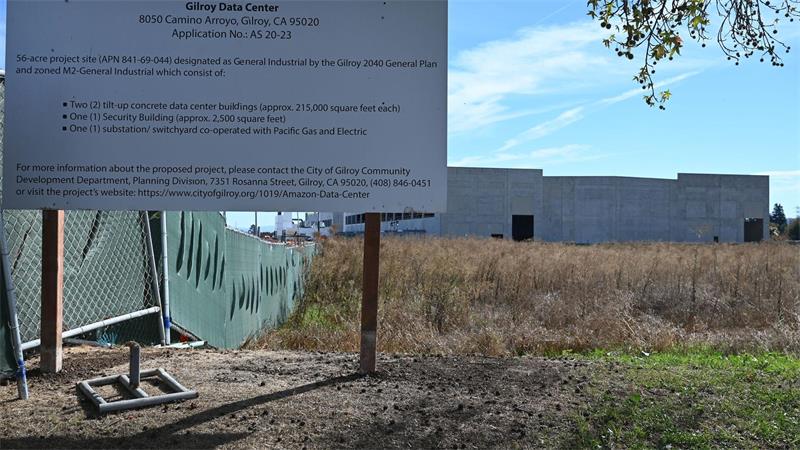 Selbst in der Nachbarschaft des Silicon Valley gibt es im Städtchen Gilroy Widerstand gegen ein Rechenzentrum von Amazon.