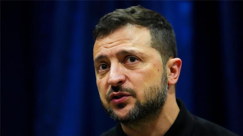 Selenskyj dankte den Menschen in der Region Sumy für die Verteidigung des Gebiets gegen den russischen Angriffskrieg. (Archivbild)