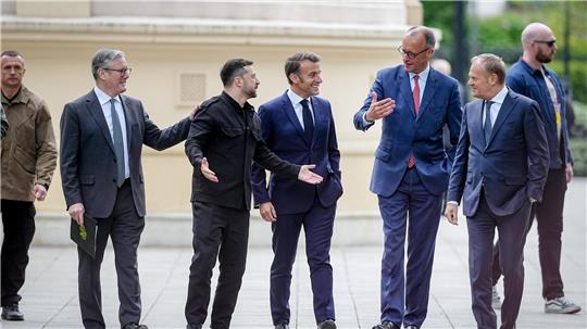 Selenskyj kündigte weitere Gespräche mit Unterstützerstaaten der sogenannten Koalition der Willigen an. (Archivbild)