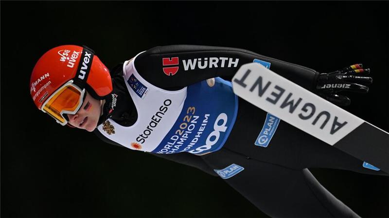 Selina Freitag freut sich schon über ihre zweite Medaille bei dieser WM.