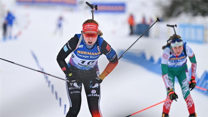 Verfolgung in Oberhof: Grotian wird Fünfte Selina Grotian wird starke Fünfte.