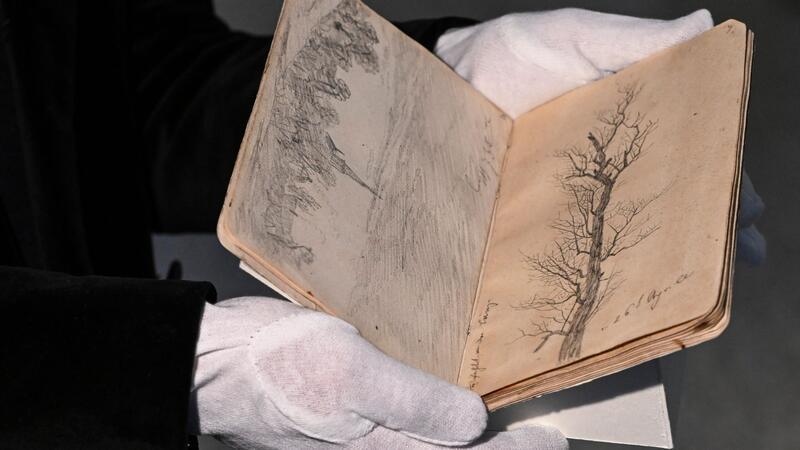 Sammlungen erwerben Skizzenbuch von Caspar David Friedrich Seltenes Skizenbuch kommt in öffentliche Sammlungen
