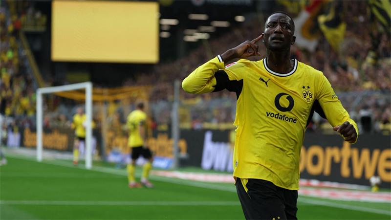 Neue BVB-Griechen glänzen: Dortmund siegt gegen HSV Serhou Guirassy brachte Dortmund schnell in Führung.