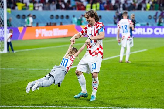 Setzt nach Platz drei mit Kroatien seine Nationalelfkarriere fort: Luka Modric.