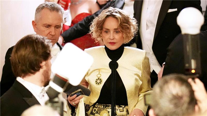 Sharon Stone beim 68. Wiener Opernball.