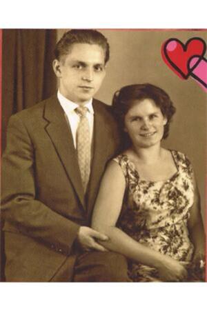 Altes Hochzeitsfoto.