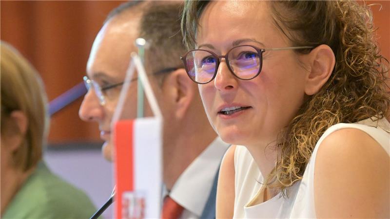 Sie leitete heute die Verbraucherschutzministerkonferenz in Potsdam: Brandenburgs Ministerin Hanka Mittelstädt. 