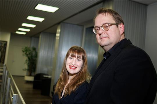 Sie sind das neue Führungs-Duo für die Linke im Bundestag: Heidi Reichinnek und Sören Pellmann.