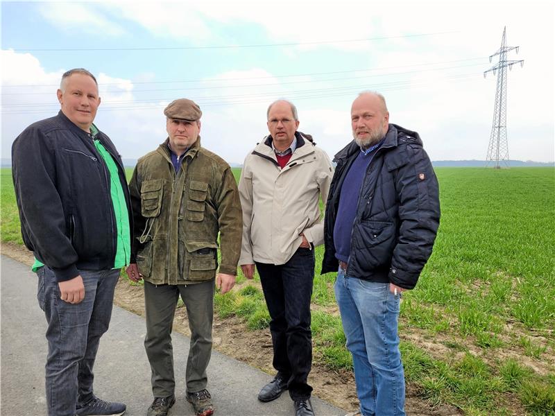Energiepark: Die Meinung der Bad Harzburger ist gefragt Sie sind die Ansprechpartner bei Fragen und Vorschlägen in Sachen Energiepark-Projekt (v.l.): Sven Rottgardt, Heiner Dege, Ulrich Dege und Dietrich Willeke. Foto: Exner