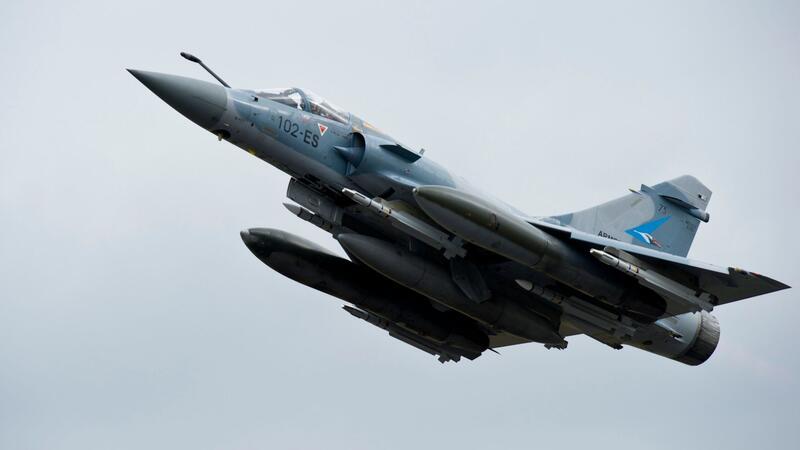 Sie sollen das ukrainische Militär unterstüzten: Französische Jets vom Typ Mirage 2000-5.