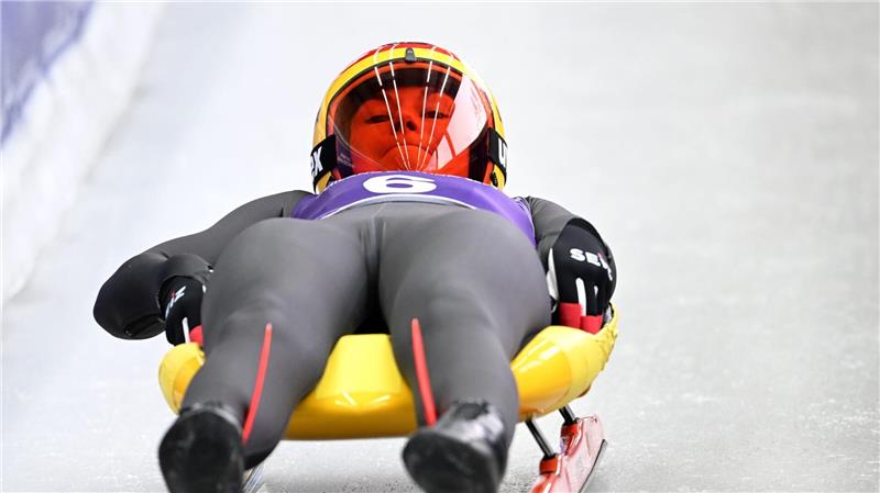 Wendl/Arlt holen vorzeitig Gesamtweltcup im Doppelsitzer Siegte auch beim Weltcup in St. Moritz: Rodlerin Julia Taubitz. (Archivbild)