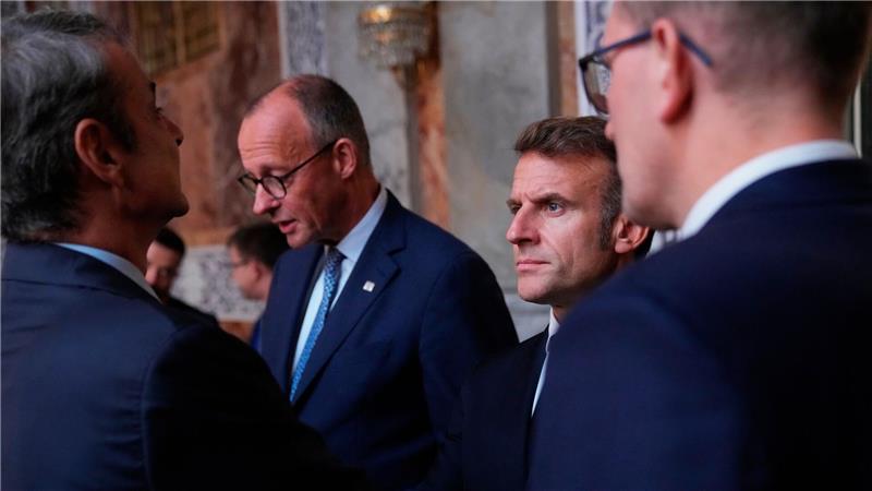 Drohnenwall an der Ostflanke: EU ringt um Aufrüstungskurs Sieht die Aufrüstung nicht als einziges wichtiges Gesprächsthema: Bundeskanzler Friedrich Merz.