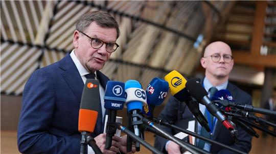 Sieht keinen Nato-Einsatz in der Straße von Hormus: Der deutsche Außenminister Johann Wadephul.