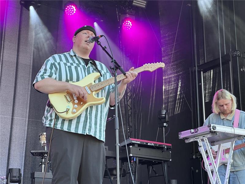 Siggi beim zweiten Abend der Yellow-Jockey-Konzerte