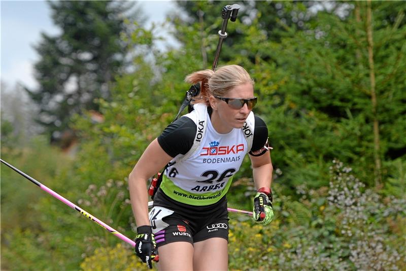 Silberner Start in die deutschen Meisterschaften: Franziska Hildebrand vom WSV Clausthal-Zellerfeld sichert sich am Arber den zweiten Platz im Einzel.  Foto: Deubert